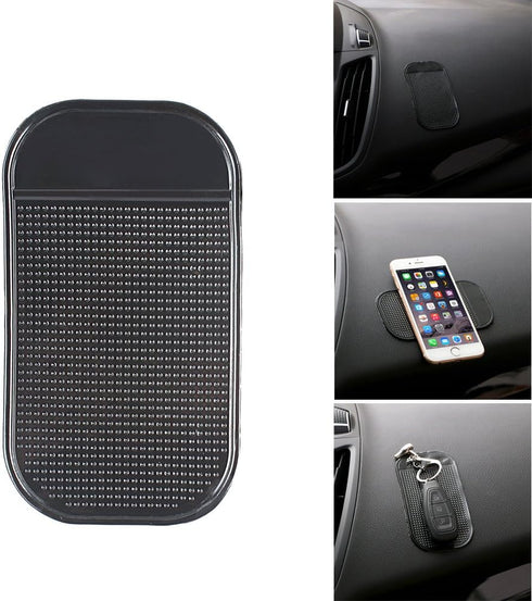 Bysameyee Car Dashboard Non Slip Mat - 5-Pack Anti-Slide Sticky Dash Pad for Radar Detector, Cell Phone