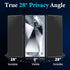 LYWHL 2 Pack Matte Privacy Screen Protector for Samsung Galaxy S24 Ultra, Anti-Spy, Anti-Glare, Full Adhesive