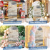 LFoveYuamer 6.6 Ft Arch Backdrop Cover, Brown Beige Ombre Decorative Wedding Arch Covers Spandex Fitted, Geometric Oil