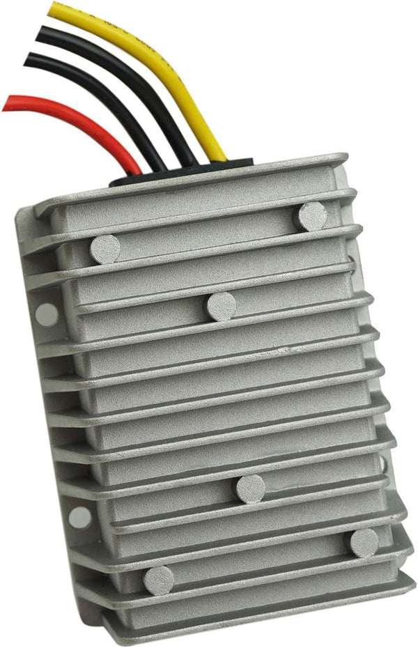 Golf Cart DC Converter Regulator - 36V 48V Step Down to 12V 30A Voltage Reducer for Golf Cart, Club Car, Forklifts