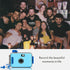 35mm Reloadable Waterproof Film Camera for Snorkeling, Manual Exposure, Without Film (Blue)