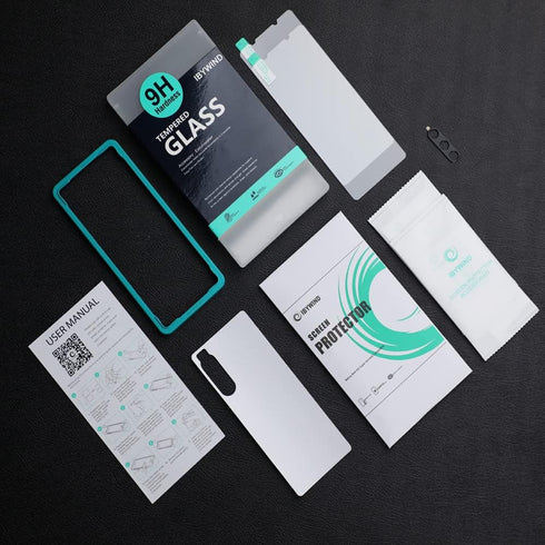 Ibywind Screen Protector for Sony Xperia 5 IV 5G (6.1 Inches), 2Pcs Tempered Glass, Camera Lens Protector