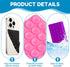 OMASUNB 15PC 40 Suction Phone Grip, Multifunctional Double - Sided Silicone Sticky Phone Mounts, Bead Hands Free Holder