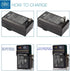 SLB-10A Battery and Charger for Samsung EX2F, HZ15W, SL202, SL420, SL620, WB150F, WB250F, WB350F Digital Camera