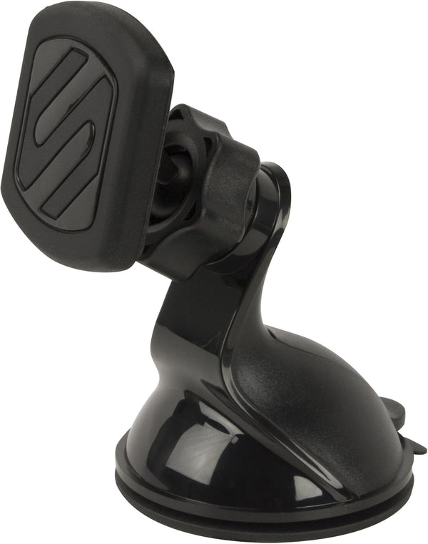 Scosche MAGWSM2 MagicMount Magnetic Suction Cup Mount, 360° Adjustable, Universal Cell Phone Holder for Car