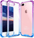 GeekZone iPhone 8 Plus/7 Plus Case, Colorful Shock Absorption Technology with Hard Back Panel (Bluepurple)