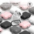 elago Silicone Case with Keychain for Apple AirPods Case 1 & 2, Front LED Visible, Supports Wireless Charging, Lavender