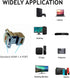 HDMI Right Angle D Type Panel Mount Adapter Connector Extender Socket Series D-Type HDMI Coupler Female to Female Glod Plated Connector with Screws