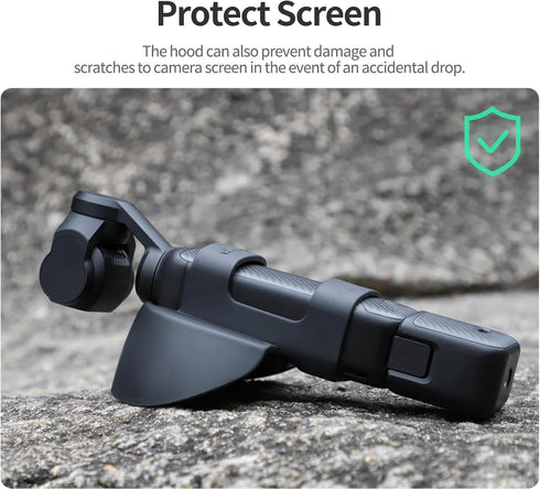 Pocket 3 Screen Sun Hood Sunshade for DJI Osmo Pocket 3 Camera, Lens Sunshade Cover Protector