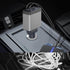 Retractable Car Charger, 4 in 1 Fast Phone Adapter 66W, USB Car Charger with Retractable Cables, Compatible with iPhone