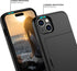 Nvollnoe iPhone 15 Case - Heavy Duty Dual Layer, Slim Wallet with Hidden Card Slot, Shockproof, 6.1" (Black)
