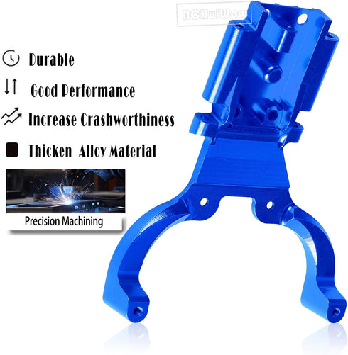 RCHuiWow 1/10 4WD,Stampede 4WD,Alloy #6830X,Navy RC Bulkhead Upgreades Part for Slash Aluminum Front Lower Bulkhead