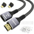 4K HDMI Extension Cable 15 Feet, HDMI 2.0 Braided Extender Male to
