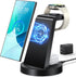 Wireless Charger for Samsung - 3 in 1 Charging Station for Galaxy Watch 7 6 5 4 3 Pro Classic, Galaxy Buds, S24 Ultra