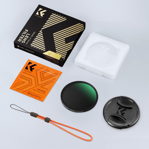 K&F Concept 62mm Circular Polarizer Lens Filter, Ultra Slim CPL Filter with 28 Multi-Layer Coatings, Cleaning Cloth