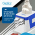 Ceptics Universal Travel Adapter Plug with 4 USB Ports - Charge Cell Phones, Smart Watches, iPhones - For International