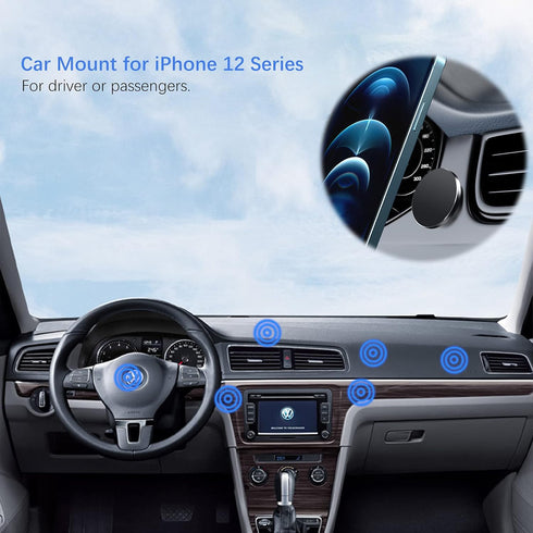 Kuaguozhe Sticky Magnetic Wall Mount for Magsafe case/iPhone 15 14 13 12 Pro Max, Adhesive Holder