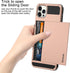 Vofolen iPhone 12 Pro Max Case 5G Wallet Cover with Credit Card Holder Slot, Rose Gold