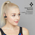 JAM Live Fast Earphones: Black, 30 ft Bluetooth, IP67 Sweat Resistant, 12 Hour Battery, Hands-Free, 3 Sizes Included.