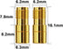 Coaxial Terminators DC to 6GHz RP SMA Female Connector, In-Line RF Coaxial Matched Terminator Pack of 2