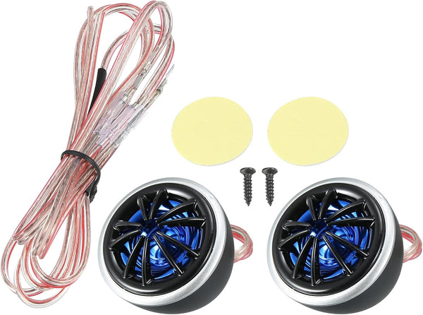 ACROPIX High Frequency Stereo Tweeters Audio Speaker for Car Truck - Pack of 2 Blue Plastic