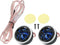 ACROPIX High Frequency Stereo Tweeters Audio Speaker for Car Truck - Pack of 2 Blue Plastic