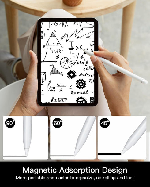 iPad Pencil 1st Generation with Palm Rejection & Tilt Sensitivity, Active Stylus Pen Compatible with iPad 9th&10th Gen,