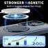 360° Rotation Magnetic Stand Case for Samsung Galaxy S22 Ultra/S23 Ultra, Military-Grade Drop Protection, Blue