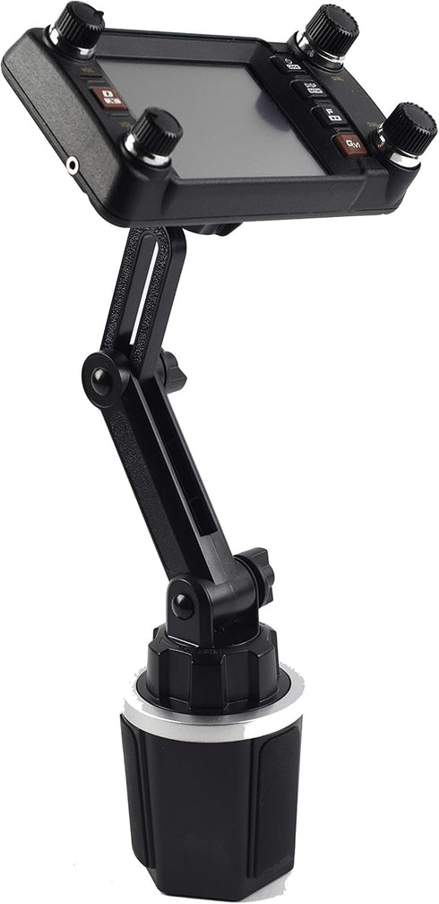 Lido Yaesu FTM-100 FTM-200 FTM-300 FTM-350 FTM-400 FTM-500 FT-891 Cup Holder Mount with Height Adjustment