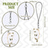 Yinkin 6 Pieces Kawaii Cat Charm for Mobile Phone - Cute Hanging Cat for Backpack, Wallet, Keychain Pendant