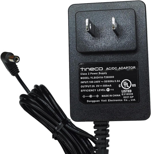 UPBRIGHT Original 26V 0.8A AC/DC Adapter YLS0241A-T260080 for Tineco A10 Dash A11 Hero