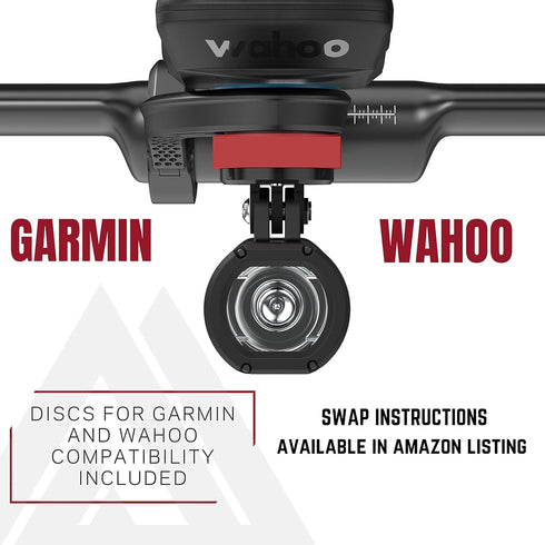 KOM Cycling CM06 Quick Release GoPro Computer Mount, Compatible with Wahoo and Garmin Bike Computers
