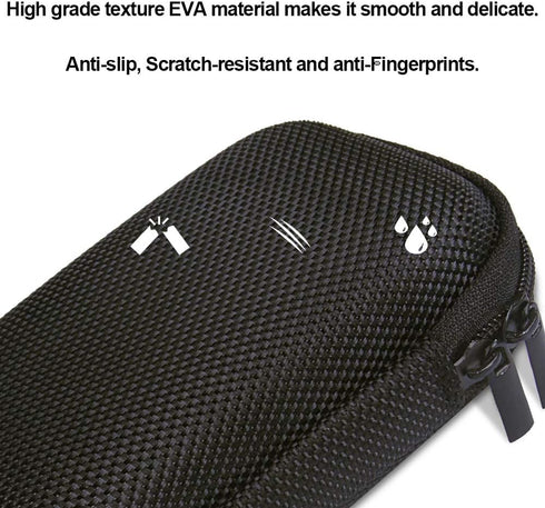 HOOTEK Hard Drive Hard Case, 2Pack Portable EVA Shockproof Carrying Cases for Earbuds Headphones with Zipper