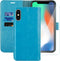 MONASAY Wallet Case for iPhone X/iPhone Xs, 5.8-inch, with Glass Screen Protector and RFID Blocking