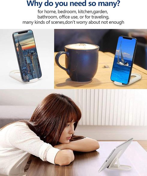 Cell Phone Stand, 6pack Portable Foldable Desktop Holder Adjustable Universal Multi-Angle Cradle for Desk Tablet iPad
