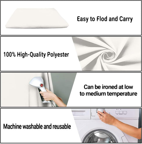 LYLYCTY 8x10ft Ivory Portrait Backdrop Zoom Meeting Photo Studio Shooting Props