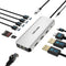 WAVLINK Laptop Docking Station,12 in 1 Triple Display USB C Hub for Windows