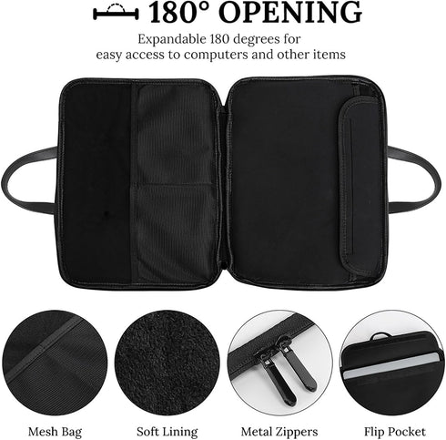 SEBNATAL Fashion Laptop Bags for Adult, Waterproof Computer Bag, Work Shoulder Bag for Business Accessories