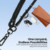 JIUCAN 1 2 Pack 18 32 Inches, Phone Lanyard, Phone Strap Crossbody with Tether Tabs, Adjustable Anti-Theft Phone Strap