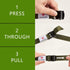 Trail Cam Straps, Game Camera Strap with Long-Lasting Alloy Buckle, Durable Nylon Fiber for Wildlife Trial Camera