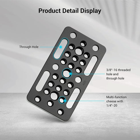 SMALLRIG Switching Plate Camera Easy Plate for Railblocks, Dovetails and Short Rods, Longer Version