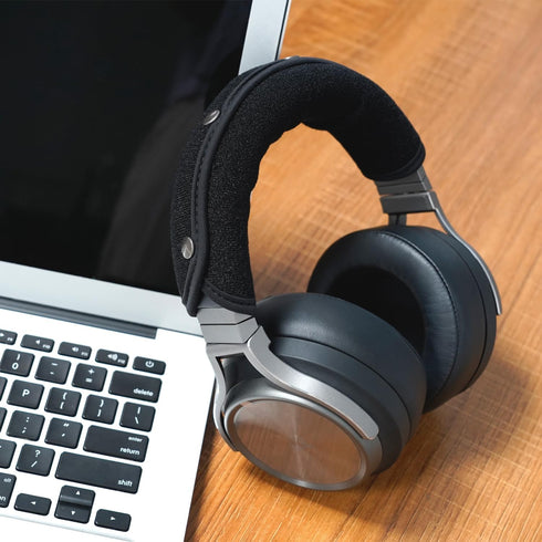 Replacement Headphone Headband Cover for Corsair Virtuoso, Audio Technica ATH M Series, Easy Installation (Black)