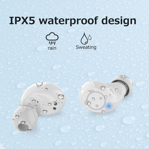 Pink Wireless Earbuds for Girls, Bluetooth 5.3 with Built-in Mic, 36H Playtime, IPX5 Waterproof, LED Display for Sports