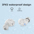 Pink Wireless Earbuds for Girls, Bluetooth 5.3 with Built-in Mic, 36H Playtime, IPX5 Waterproof, LED Display for Sports