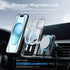 ESR Military-Grade Protective Case for iPhone 15 Plus, Clear Back Cover with Built-in Stash Stand, Compatible with