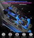 Military Grade Moto G Play Case 2021 - Drop Tested, Built-in Kickstand, Camouflage Deep Blue, Magnetic Car Mount