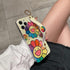 iPhone 13 Pro Max Case, Cute Glitter Bling Kickstand with Wrist Strap, Soft TPU Shockproof Cover for Girls