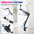 ellrkr 30" 360 1/4" 5/8" Magic Arm Holder w Clamp - Overhead Phone Mount for Desk, Smooth & Thread Webcam Stand