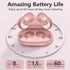 MOZOTER S8 Mini Wireless Earbuds, Bluetooth 5.3 in Ear Light-Weight Headphones, 60Hrs Playtime Ear Buds with Charging