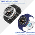 8+4 Pack Case for Samsung Galaxy Watch 7 Ultra 47mm, Waterproof Anti-Fog Screen Protector, Shockproof Hard PC Cover